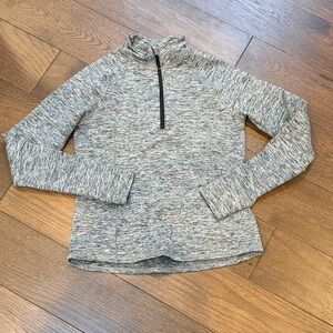 DSG Girls Gray Quarter-Zip Pullover Size Medium 10/12 C3-072